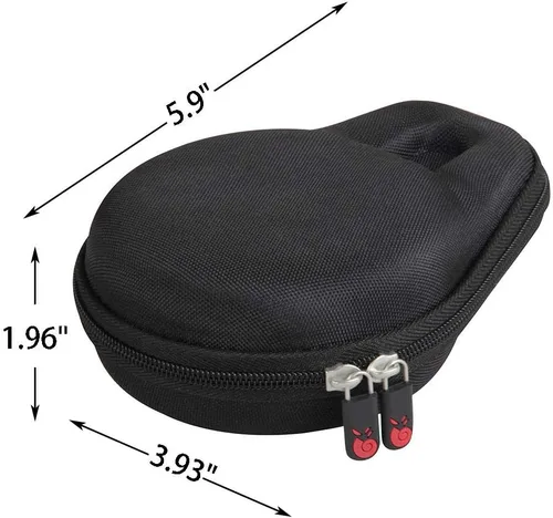 Vista 7 de Hermitshell Funda de viaje para altavoz Bluetooth inalámbrico JBL Clip 3 portátil impermeable (Negro)