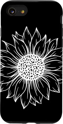 Vista 18 de iPhone 16 Cute and Beautiful White Flower of Sunflower Case