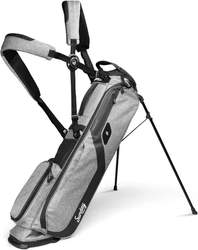 Vista 8 de Sunday Golf El Camino Bag - Bolsa ligera Sunday Golf con correa y soporte, fácil de llevar, bolsa de golf para el campo de prácticas, par 3 y campos