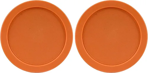 Vista 22 de Tapas de repuesto que se ajustan a los tazones de recipientes de vidrio Pyrex para almacenamiento de alimentos de 4 tazas, tapas redondas