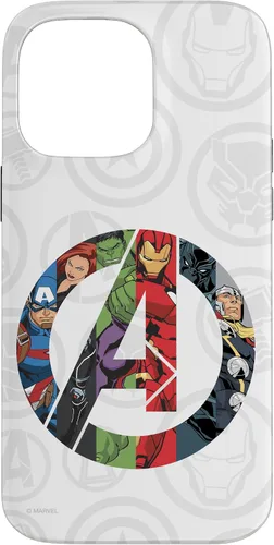 Vista 21 de Marvel Avengers - Carcasa con logotipo de superhéroes para iPhone 17