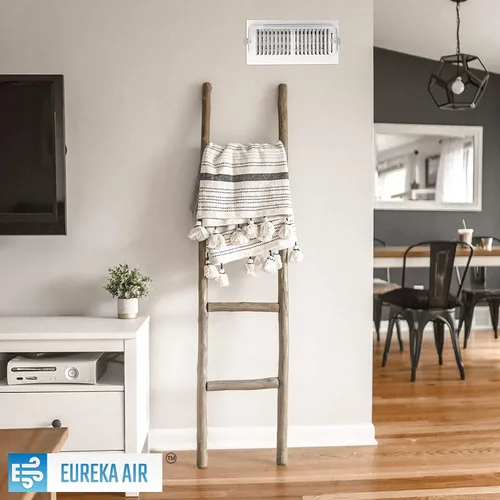 Vista 7 de Eureka Air Deflector de ventilación – Redirige el flujo de aire – Se adapta a registros de ventilación de 10 a 14 pulgadas de ancho para pisos