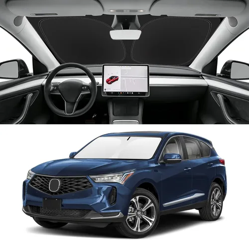 Vista 132 de Parasol plegable para parabrisas visor solar para ventana frontal accesorios de automóvil