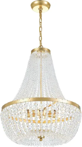 Vista 11 de Crystorama Rylee - Lámpara de araña negra mate de 3 luces Negro