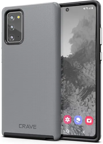 Vista 10 de Crave Note 20 Caso, Dual Guard Protection Series Funda para Samsung Galaxy Note 20 - Berry