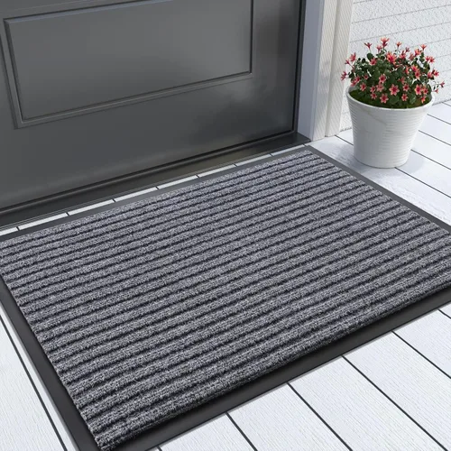 Vista 14 de Yimobra Tapetes de bienvenida para puerta delantera, 29.5 x 17 pulgadas, resistente, impermeable, para puerta exterior, entrada exterior