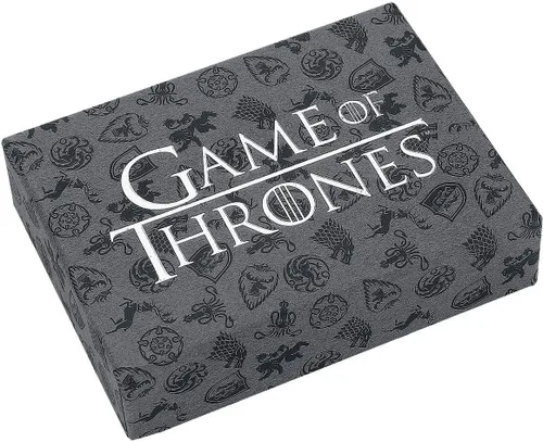 Vista 5 de The Noble Collection Juego de Tronos - Colgante de plata esterlina con diseño de huevo de, Plata esterlina