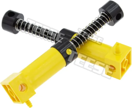 Vista 3 de TEESE 21 piezas neumáticas compatibles con piezas técnicas, varilla de presión de pistón, bomba de aire, cilindro de manguera, MOC piezas