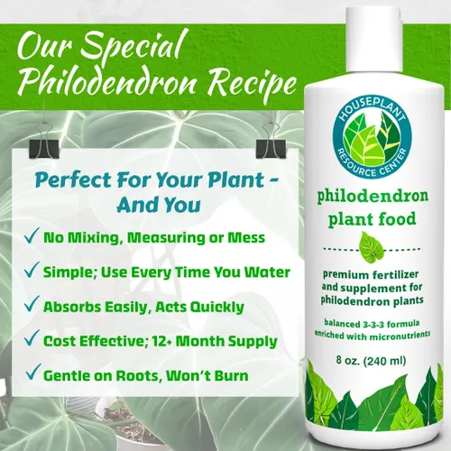 Vista 3 de Philodendron Fertilizer - Alimento líquido para plantas para raíces fuertes, crecimiento saludable y follaje exuberante Fórmula 3-3-3 NPK