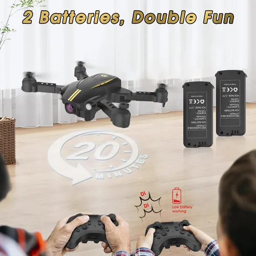 Vista 6 de Drones con cámara para niños y adultos principiantes