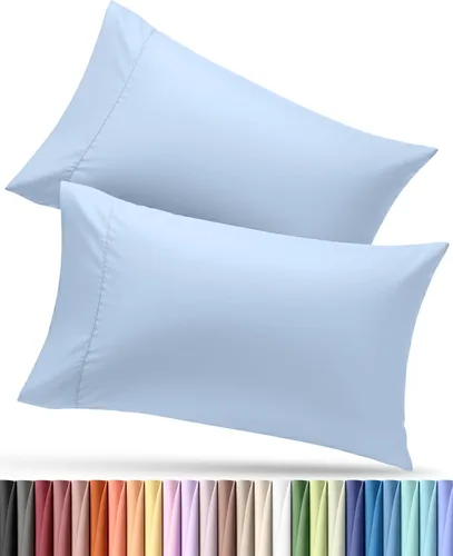 Vista 21 de Utopia Bedding - Juego de 4 fundas de almohada tamaño estándar, con cierre de sobre, tela de microfibra cepillada suave, resistentes al encogimiento