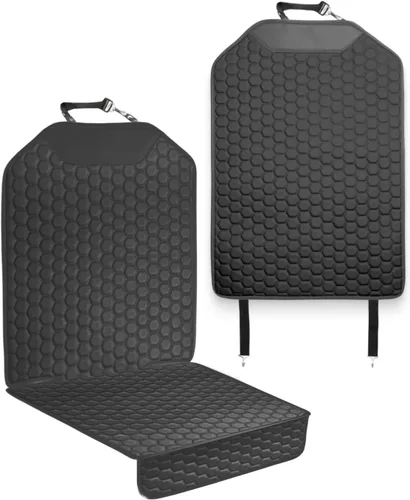 Vista 12 de Owleys Protector de Asiento de Coche de Cuero Premium para Asiento de Coche Infantil, Cubierta de Asiento de Coche contra Rasguños y Suciedad