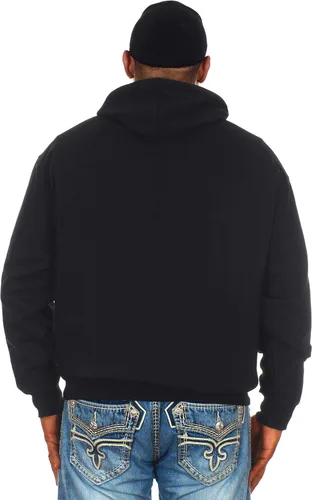 Vista 3 de JH DESIGN GROUP Sudaderas con capucha Chevy Corvette para hombre y con cremallera en 6 estilos, Clg6-negro