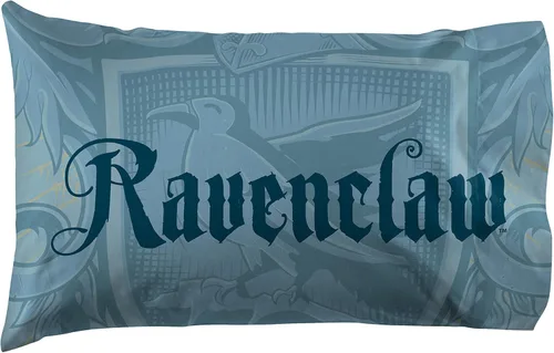 Jay Franco - Funda de almohada para niños de la casa de Ravenclaw de Harry Potter, súper suave de doble cara, paquete de 1 (producto oficial de