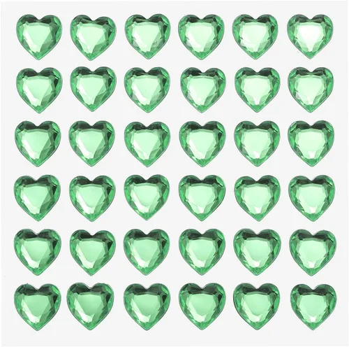 Vista 48 de MECCANIXITY 144 calcomanías autoadhesivas de diamantes de imitación de corazón de 0.394 pulgadas para maquillaje de San Valentín, artes y Azul Oscuro