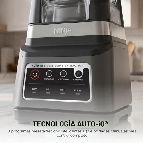 Vista 6 de Ninja BN751 Professional Plus DUO Licuadora, 1400 vatios máximo, 3 programas de Auto-IQ para batidos, bebidas congeladas y extracciones