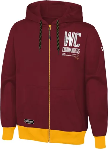 Vista 31 de Outerstuff NFL - Sudadera con capucha para hombre con cremallera completa en colores del