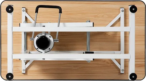 Vista 5 de Mesa hidráulica de aseo para perros pequeños y grandes, mesa profesional de aseo de mascotas resistente con brazo superior ajustable y soga, rango