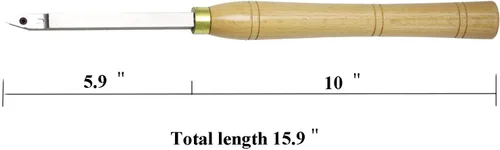 Vista 5 de Juego de 4 herramientas de torno de madera con punta de carburo más áspera y hueca con inserciones de carburo correspondientes con puntas, 16