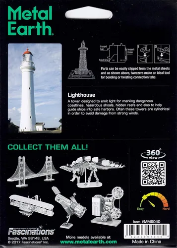 Vista 6 de Fascinations Metal Earth Lighthouse - Kit de modelo de metal 3D