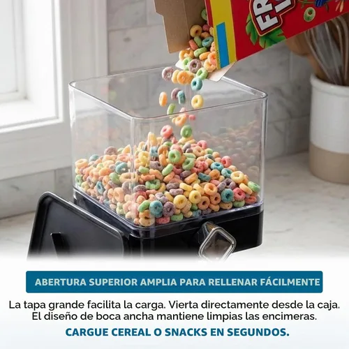 Vista 10 de Zevro Dispensador individual de comida seca edición compacta, Negro