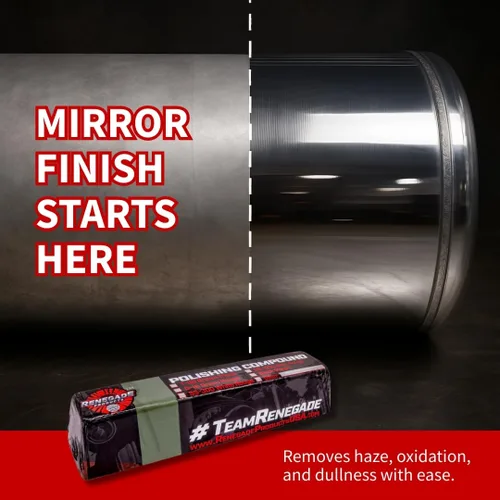 Vista 4 de Renegade Products USA Barra de compuesto de pulido de un solo paso Q36 - Logra brillo de espejo Ideal para superficies automotrices e