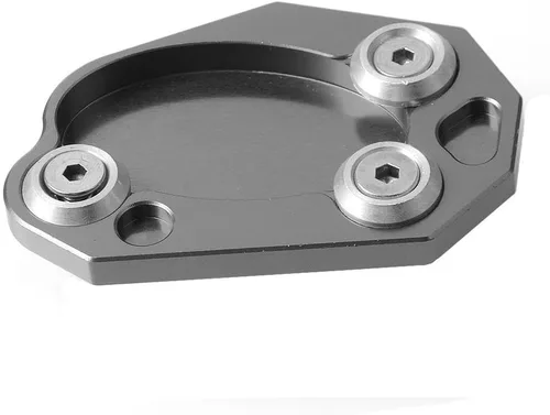 Vista 5 de SCUUBE Para Kawasaki para Versys 650 2007-2009 Soporte lateral de pie de motocicleta Almohadilla de extensión de soporte CNC Placa de soporte Negro