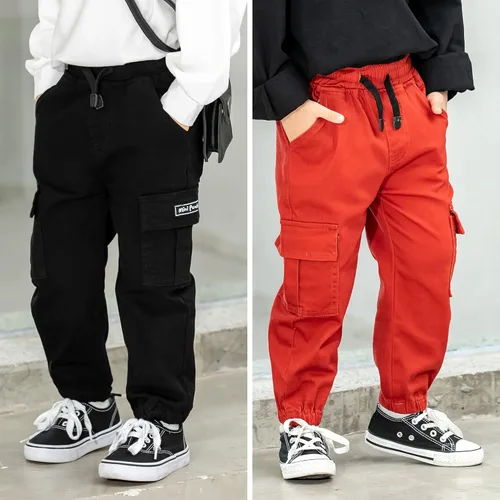 Vista 6 de MINI PANDA Pantalones para niños pequeños paquete de 2 pantalones de meter