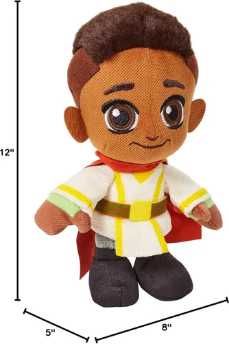Vista 7 de Mattel Star Wars Young Jedi Adventures - Juguete de peluche de 8 pulgadas, muñeca suave Kai Brightstar inspirada en la serie animada