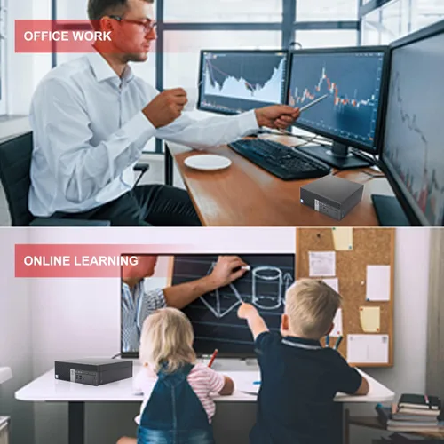 Vista 6 de Dell Computadoras de escritorio OptiPlex 3040, Intel Core i7-6700 3.4GHz, 16 GB Ram nuevo SSD de 512 GB, Intel AC7260 WiFi Bluetooth integrado