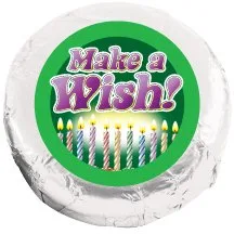 Vista 2 de Happy Birthday - Galletas de sándwich rellenas de crema con chocolate "Cookie Talk", paquete de 6