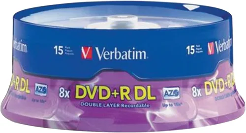 Vista 5 de Verbatim DVD+R DL 8.5GB 8X con superficie de marca - 50pk husillo, 50 - Disco