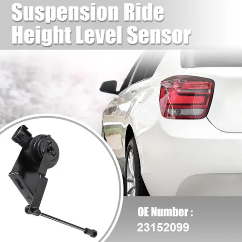 Vista 2 de X AUTOHAUX 23152099 Sensor de nivel de altura de paseo de suspensión neumática delantera derecha para Cadillac Escalade 2015-2020