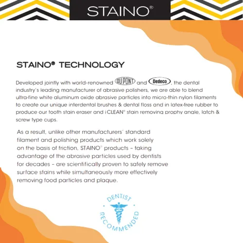 Vista 4 de Staino Twins - Cepillo interdental de viaje de doble extremo, minis, cepillo microfino, 36 unidades de 2 cepillos - total de 72 cepillos