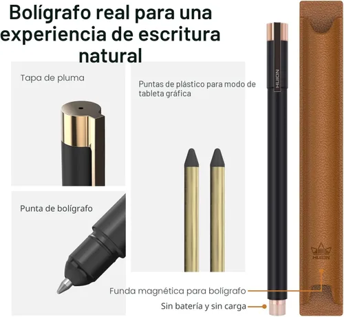 Vista 8 de HUION Note - Tableta de Dibujo Cuaderno Digital 2 en 1 con Lápiz sin Batería, Tableta de Papel Inalámbrica Bluetooth Almohadilla de Escritura