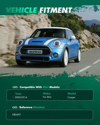 Vista 2 de SCITOO Par de eslabones de extremo de barra estabilizadora delantera para MINI Cooper 2002-2014