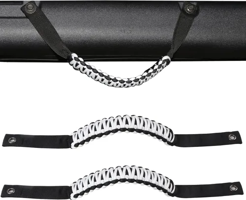 Vista 18 de Asas de agarre de barra antivuelco para Ford Bronco 2021 2022 2023 2024 2025 2 accesorios de 2 puertas y 4 puertas, mango de agarre de paracaídas