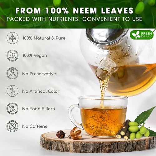 Vista 601 de FreshDrinkUS, 135 bolsas de té de jengibre y cúrcuma premium, ingredientes 100% naturales, mezcla hecha a mano de té de hierbas de cúrcuma