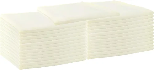 Vista 22 de Arkwright Servilletas de tela para restaurante, (paquete de 25) servilletas de poliéster hilado con bordes con dobladillo, ideal para cenas, bodas