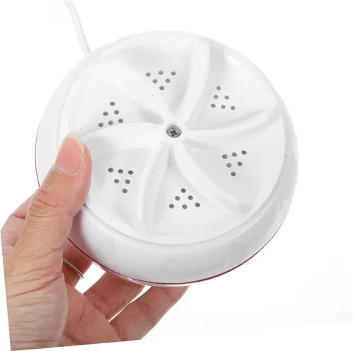 Vista 2 de KOMBIUDA Mini lavadora de 30 W con carga USB, lavadora de ropa portátil para dormitorio, lavabo compacto para viajes ligeros para camisas, vestidos
