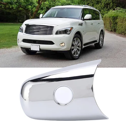 Vista 2 de Estink Cubierta de plástico para manija de puerta de automóvil con orificio para cerradura 80646 1BA0A, accesorio para manija de puerta de repuesto