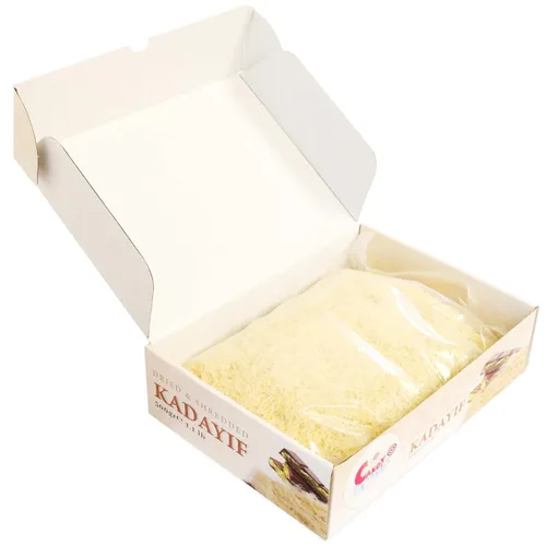 Vista 4 de Kataifi - Masa de fillo rallada, Kadayif triturada para relleno de chocolate Dubai, Katifi para barra de chocolate Dubai, masa Knafeh Phyllo, Kunafa