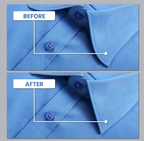 Vista 3 de 20 collar de metal se mantiene 22 para hombres camisas en caja de plástico transparente