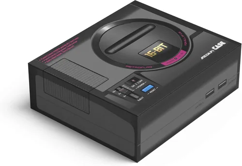 Vista 7 de Retroflag MEGAPi CASE con apagado seguro y reinicio seguro para Raspberry Pi 3 B+ (B Plus) 2 fácil acceso a la tarjeta SD