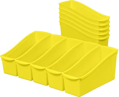 Vista 14 de ECR4Kids Linking - Papelera para libros, almacenamiento entrelazado, surtido, 10 piezas