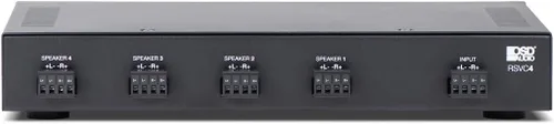 Vista 2 de OSD Audio Selector de altavoces 4X con resistencia de control de volumen Audiófilo - RSVC4