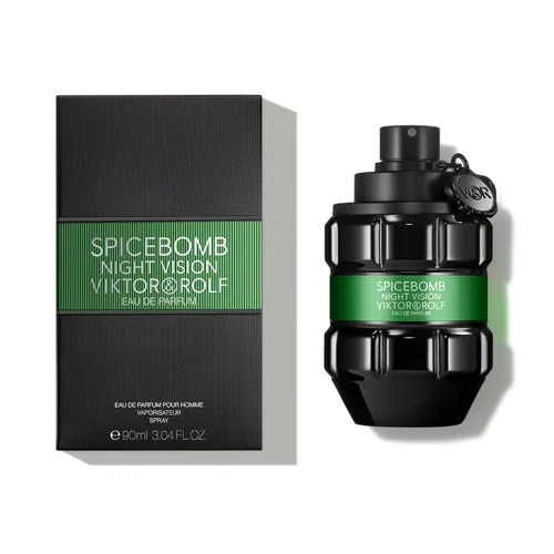 Vista 2 de Viktor&Rolf - Spicebomb Nightvision Eau de Parfum - Woody & Spicy - Colonia para Hombre - Con Notas de Incesne y Clavo