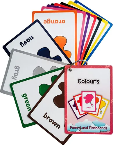 Vista 6 de Lilias Tarjetas flash – Tarjeta de bolsillo con palabras en inglés para niños pequeños, juguetes de aprendizaje, suministros para jardín