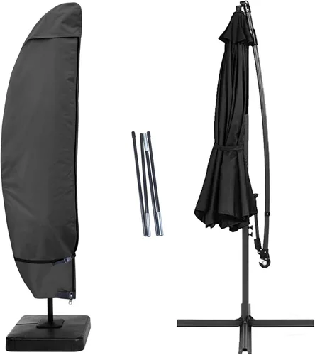 Vista 8 de Cubierta para sombrilla de patio Porch Shield - Cubiertas impermeables para parasol de jardín al aire libre para paraguas de mercado de 7 a 10 pies