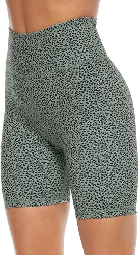 PERSIT - Shorts de yoga deportivos para mujer, de cintura alta, 2bolsillos ocultos, no transparentan, con función de control de abdomen, para hacer